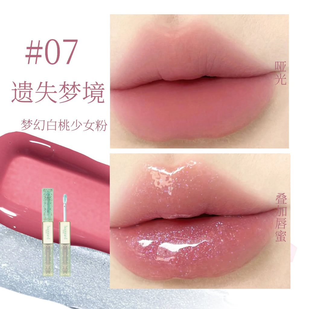 Haggard 2-in-1 Double Head Lip Gloss – Matte & Glitter Lip Gloss Duo HIP 07