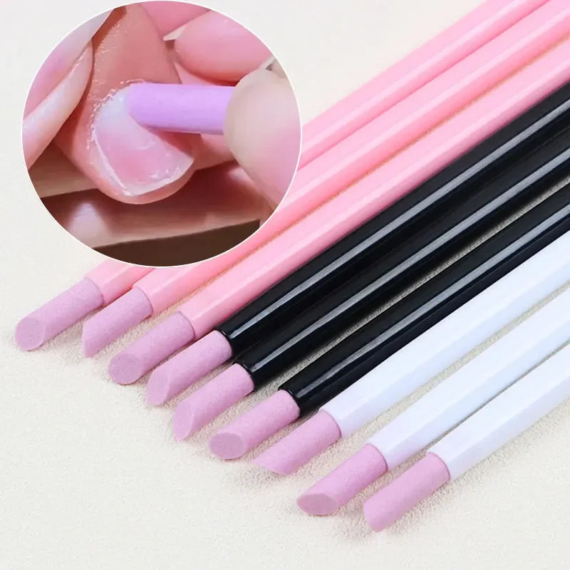 Quartz Stone Nail File & Cuticle Remover Set – 5 Pcs | HIP Nail File Set HIP