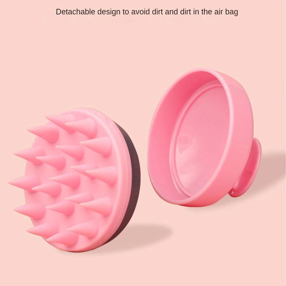 Plastic Silicone Massage Comb Clean The Scalp Thoroughly Scalp Massage Easy Foaming Head Massage Brush Shampoo Brush Bath Comb HIP