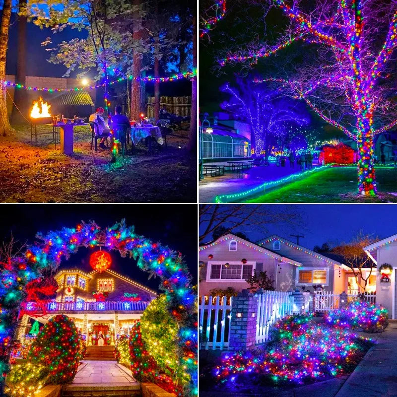 4-Pack Solar Fairy String Lights Outdoor – 8 Modes IP67 Solar String Lights HIP