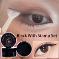 Waterproof Lower Eyelash Stamp Set New Easy To Use Quick Dry Eye Liner Portable 0.01mm Tip Lower Lash Stamp With Ink 2 In 1 HIP Black With Seal Tool