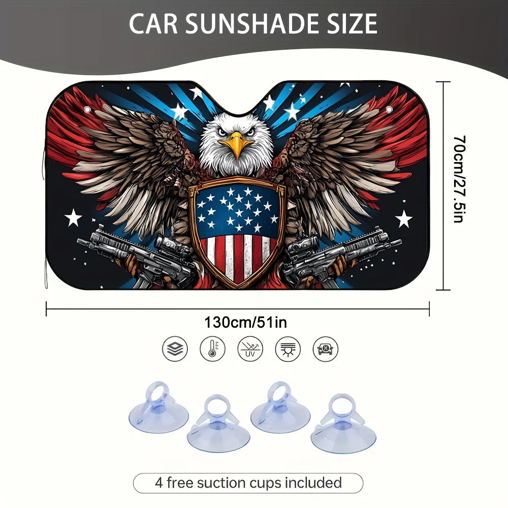 Eagle Shield Car Sun Visor – Universal Fit | HIP Car Sun Visor HIP