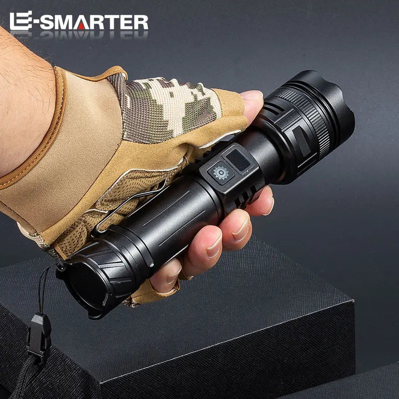 ESMARTER High Power LED Flashlight – Type-C Rechargeable Torch LED Tactical Flashlight HIP