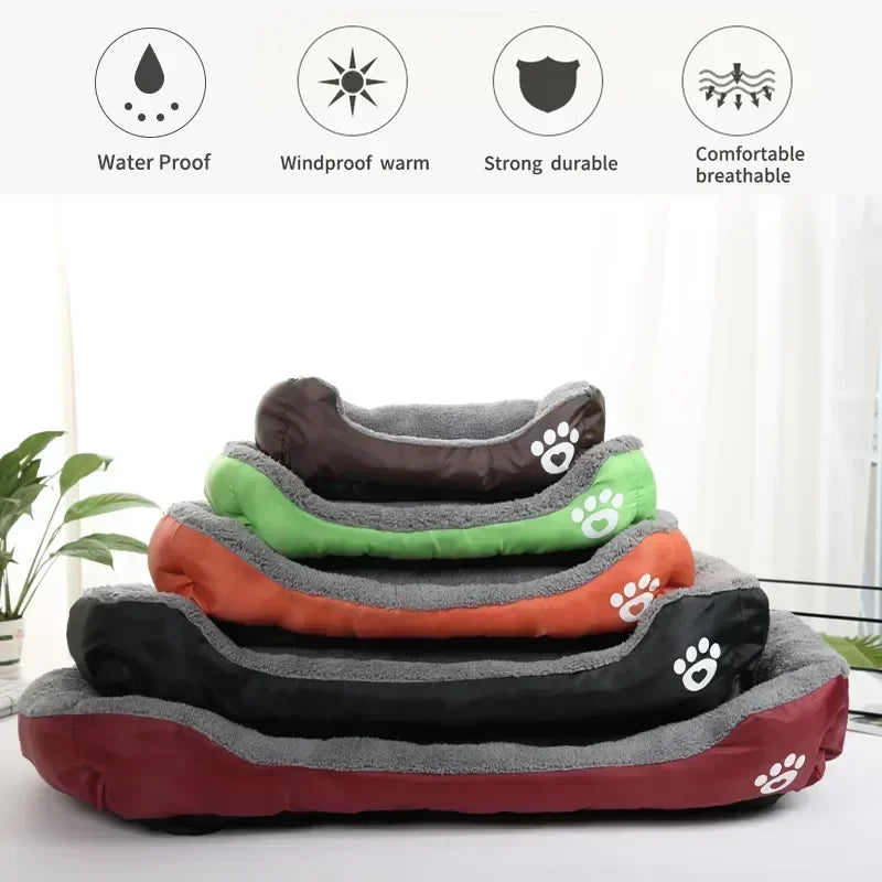 Soft Fleece Square Pet Nest Bed – Dogs & Cats S–XL Pet Nest Bed HIP