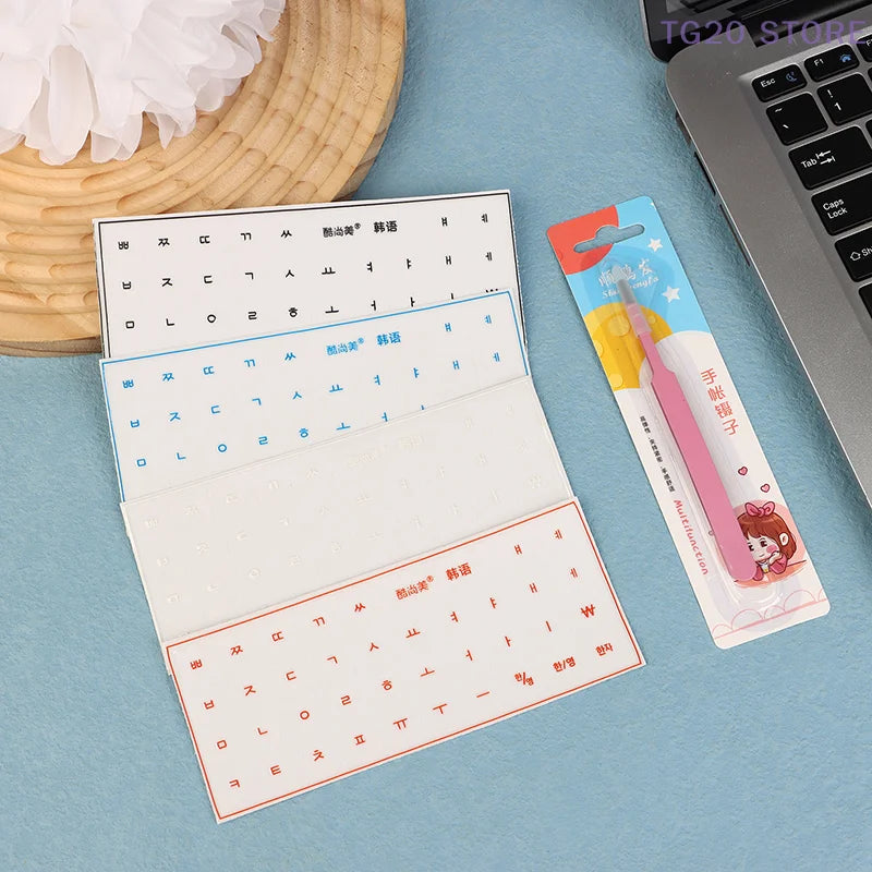 Universal Transparent Keyboard Stickers – Engraving Film Set Keyboard Sticker Set HIP