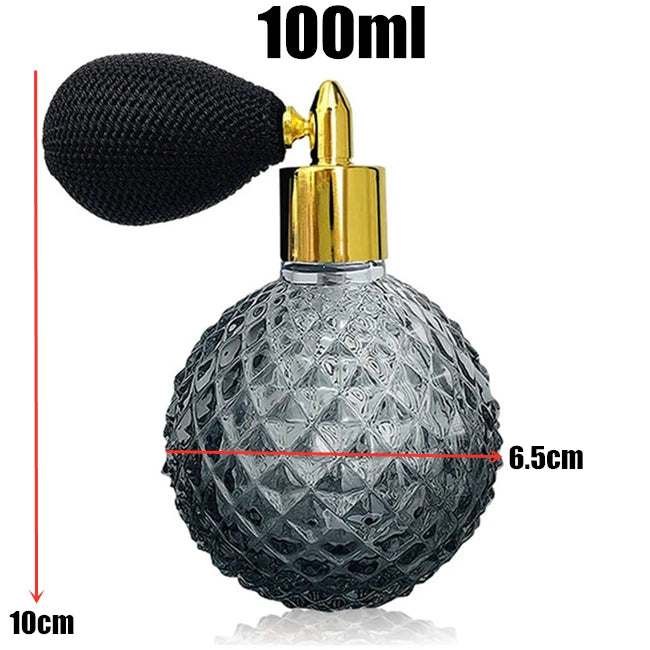 100ml Crystal Vintage Refillable Perfume Atomizer & Spray Bottle Perfume Atomizer Bottle HIP B