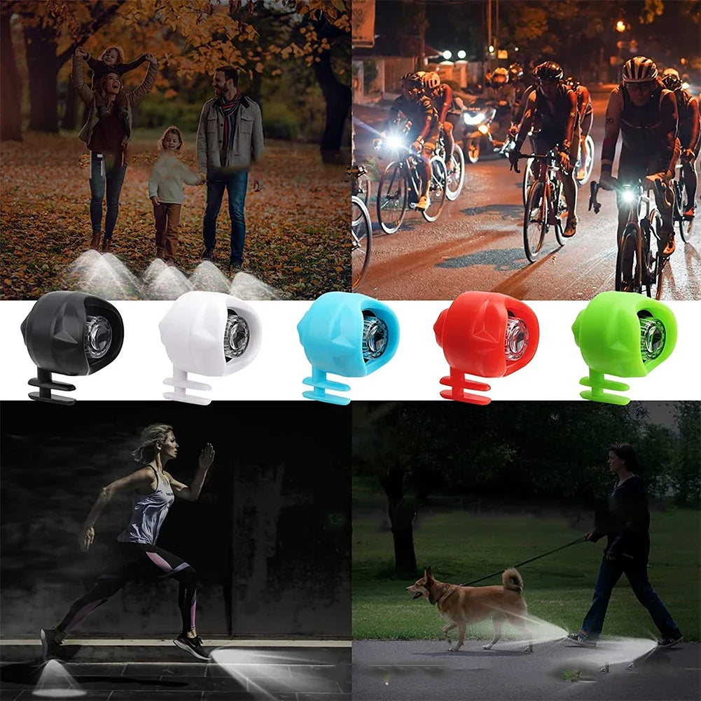 1/2Pcs LED Light for Croc Shoes IPX5 Waterproof Shoes Lights Headlights for Haking Light for Adults Kids Decoration Funny Shoe HIP