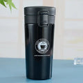 380ml Vacuum Insulated Stainless Steel Thermos Travel Mug Vacuum Thermos Mug HIP Black 380ml