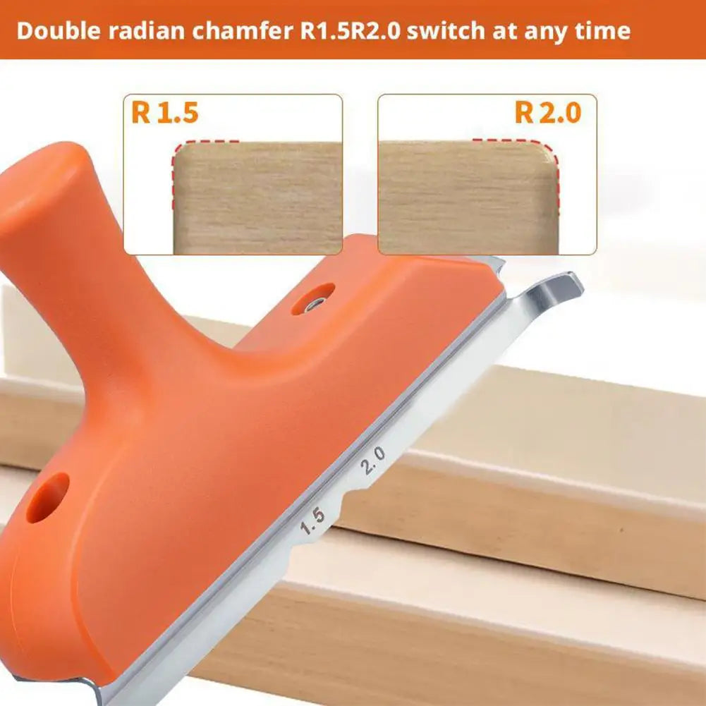 Right Angle/arc Universal Trimming Knife Woodworking 3-in-1 Edge Deburring Scraper Precision Wood Board Mini Chamferer Tools HIP