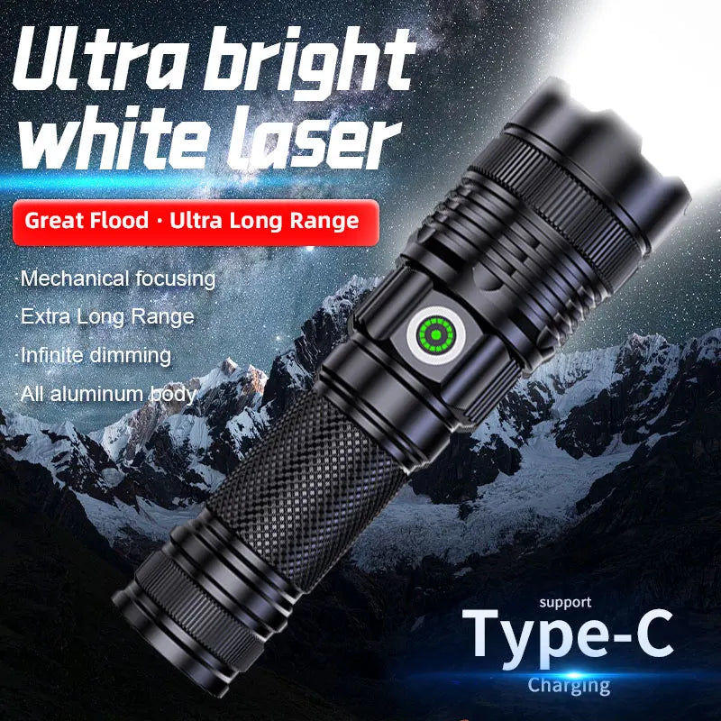 ESMARTER 2300LM Zoomable Waterproof LED Flashlight | Stepless Dim LED Flashlight HIP