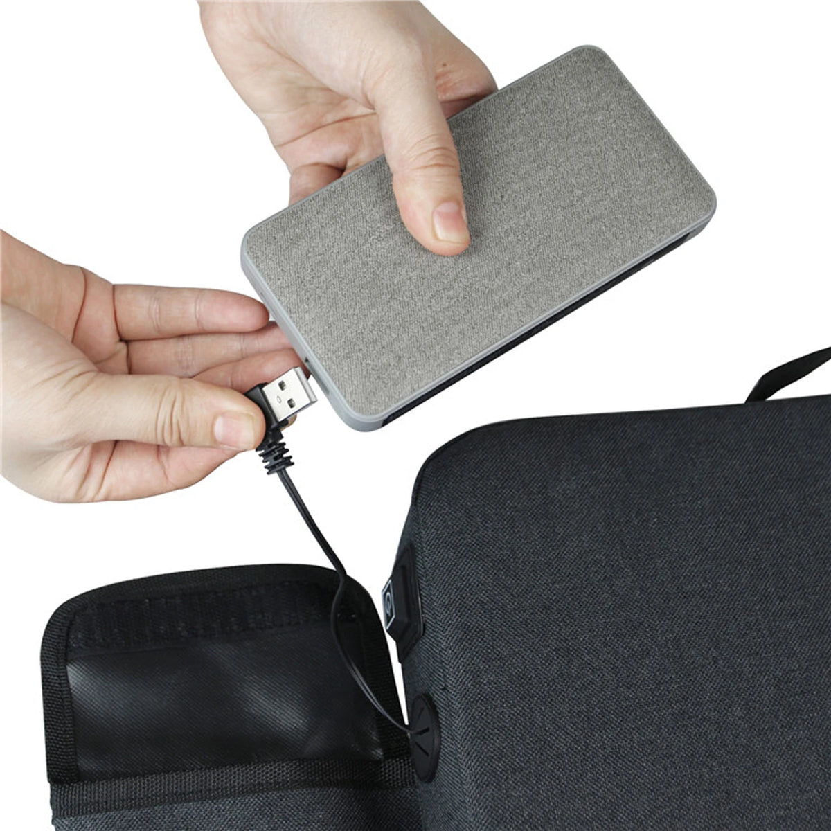Outdoor USB intelligent Heating Seat cushion warm heating pad Winter Camping Seat Cushion HIP