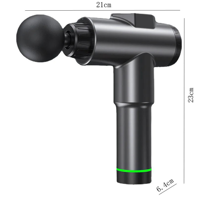 ZHYHZ Fascia Massage Gun – 99 Speed, LCD, 8 Heads Percussion Massage Gun HIP