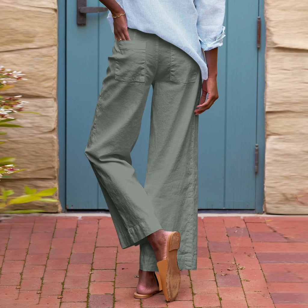 Women's Wide Leg Work Pants – High Waist Business Casual Wide Leg Trousers HIP