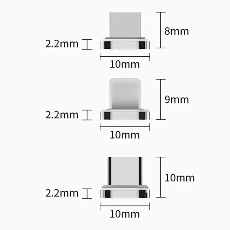 Magnetic Fast Charging Adapter – USB-C, Micro USB & Lightning Magnetic Charging Adapter HIP