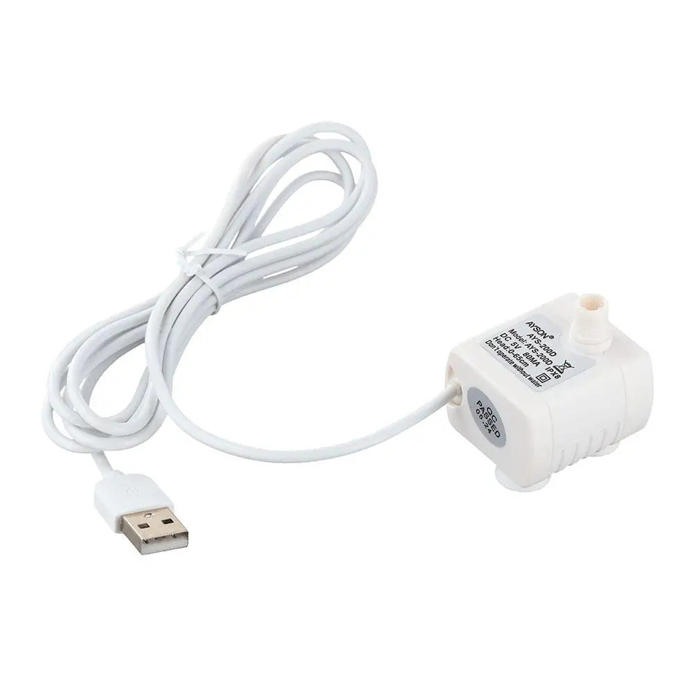 Water Pump LED Light Pet Cat Water Fountain Motor Replacement for Cat Pet Water Fountain Pump Dispenser Pet Accessories HIP