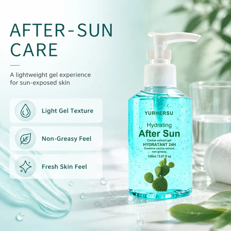 Aloe Vera After Sun Gel – Soothing Gel for Face & Body After Sun Gel HIP Red 25g
