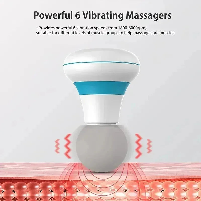 Mini Percussion Massage Gun – 6-Speed Portable Muscle Massager Percussion Massage Gun HIP