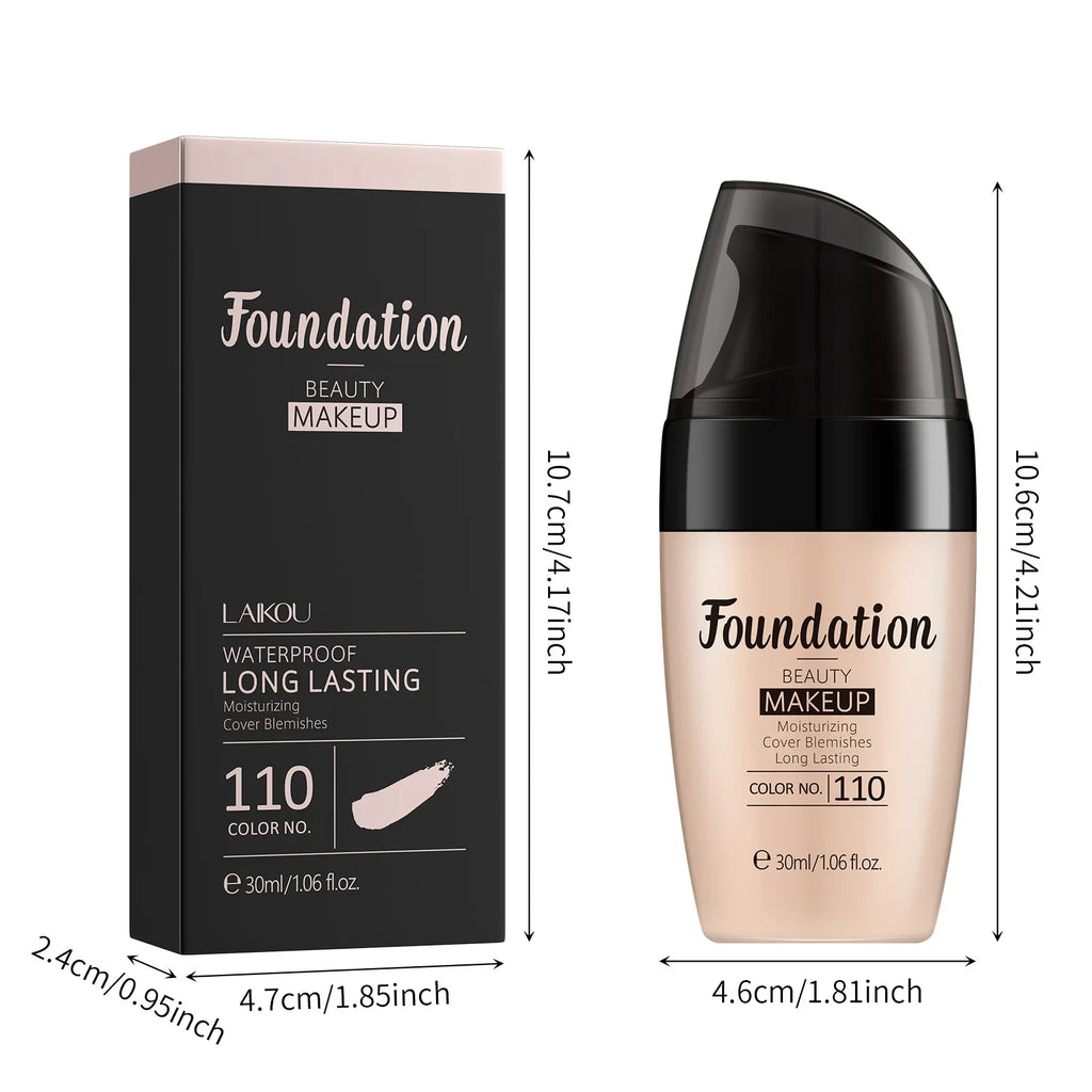 LAIKOU Liquid Foundation – Waterproof, Matte & Long-Lasting Liquid Foundation HIP