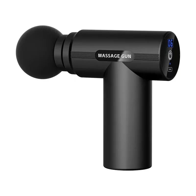 CAMMUO USB Mini Massage Gun – Portable Fascia Massager Mini Massage Gun HIP black