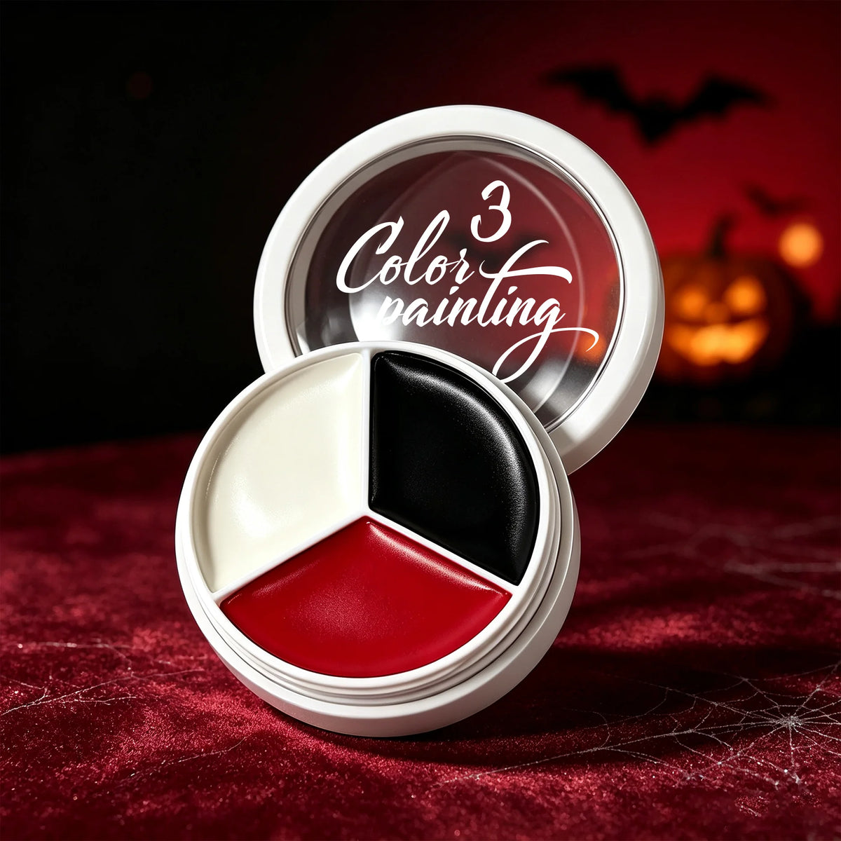 JUJU DREAM 3-Color Face & Body Paint Palette – Waterproof Body Painting Palette HIP 01