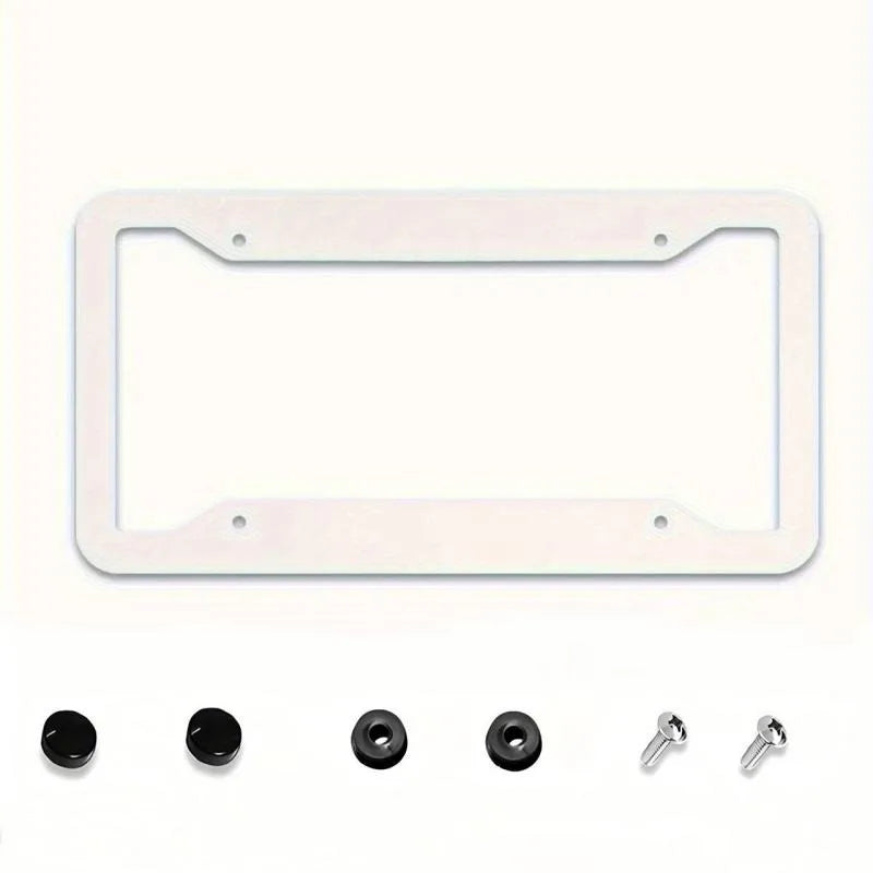 Costa Rica Flag Aluminum License Plate Frame 12x6 In. License Plate Frame HIP