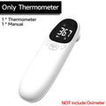 Non-Contact Infrared Thermometer & LED Pulse Oximeter Digital Health Monitor HIP Only Thermometer