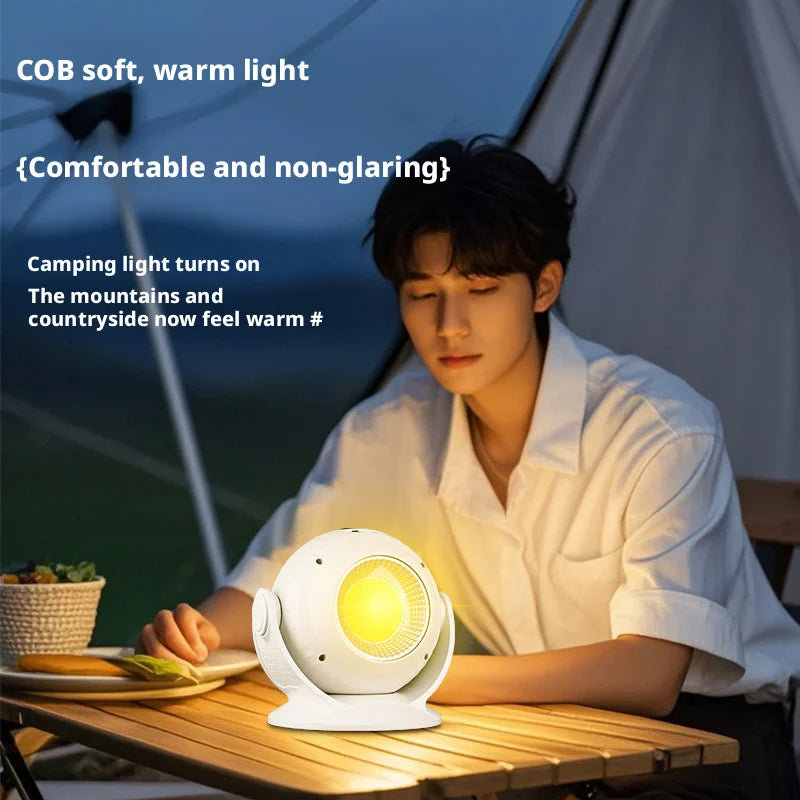 ESMARTER Camping Lamp & Starry Sky Projector | Rechargeable Camping Lantern Projector HIP
