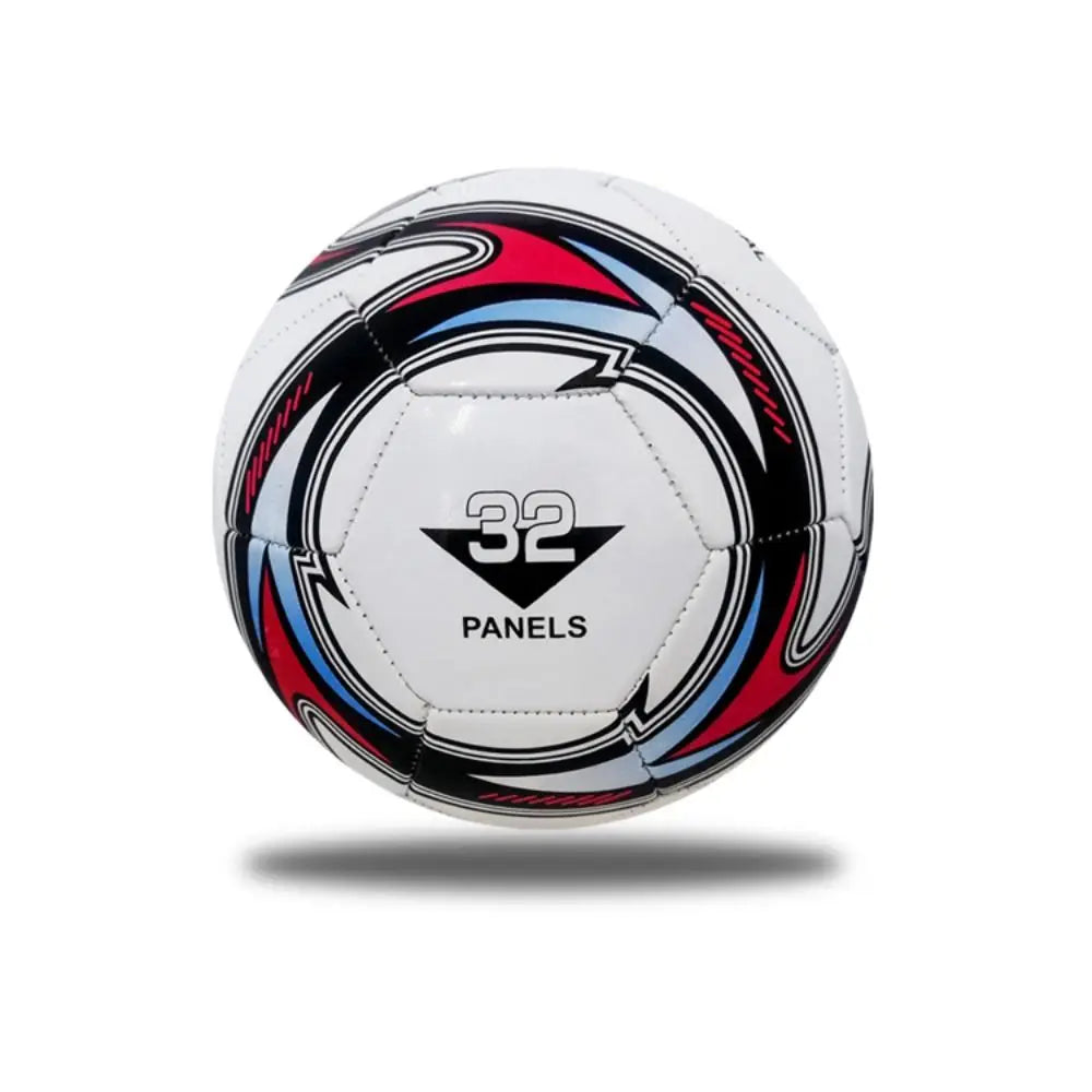 Size 5 Thickened PVC Soccer Ball – Durable Training Football Training Soccer Ball HIP white-red