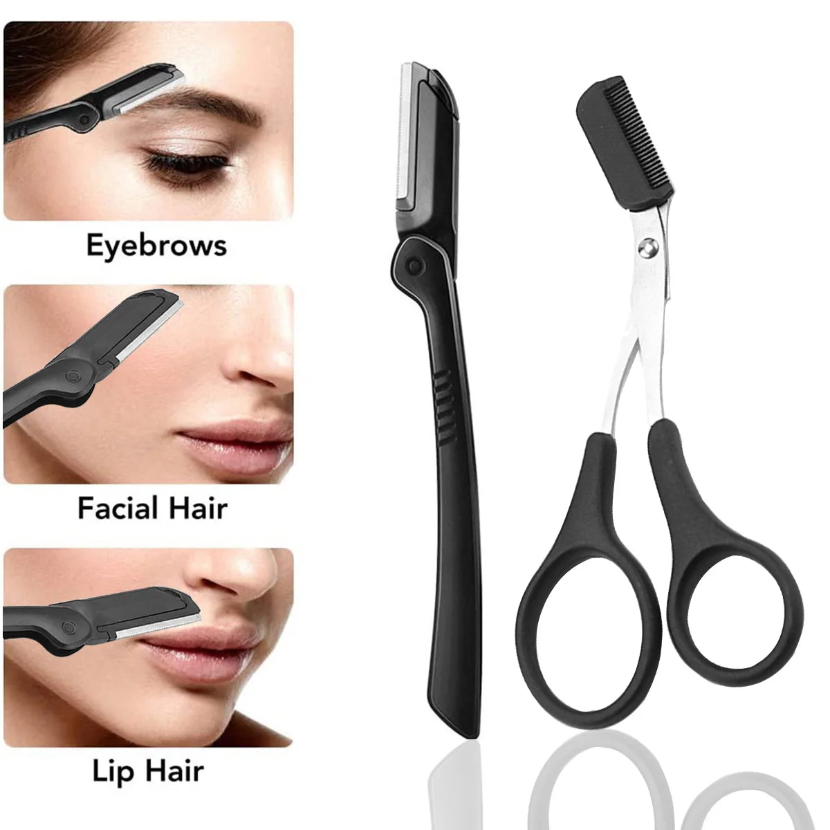 RUZOFO Eyebrow Razor & Dermaplaning Face Shaver Set 1-5 Pcs Eyebrow Razor Set HIP