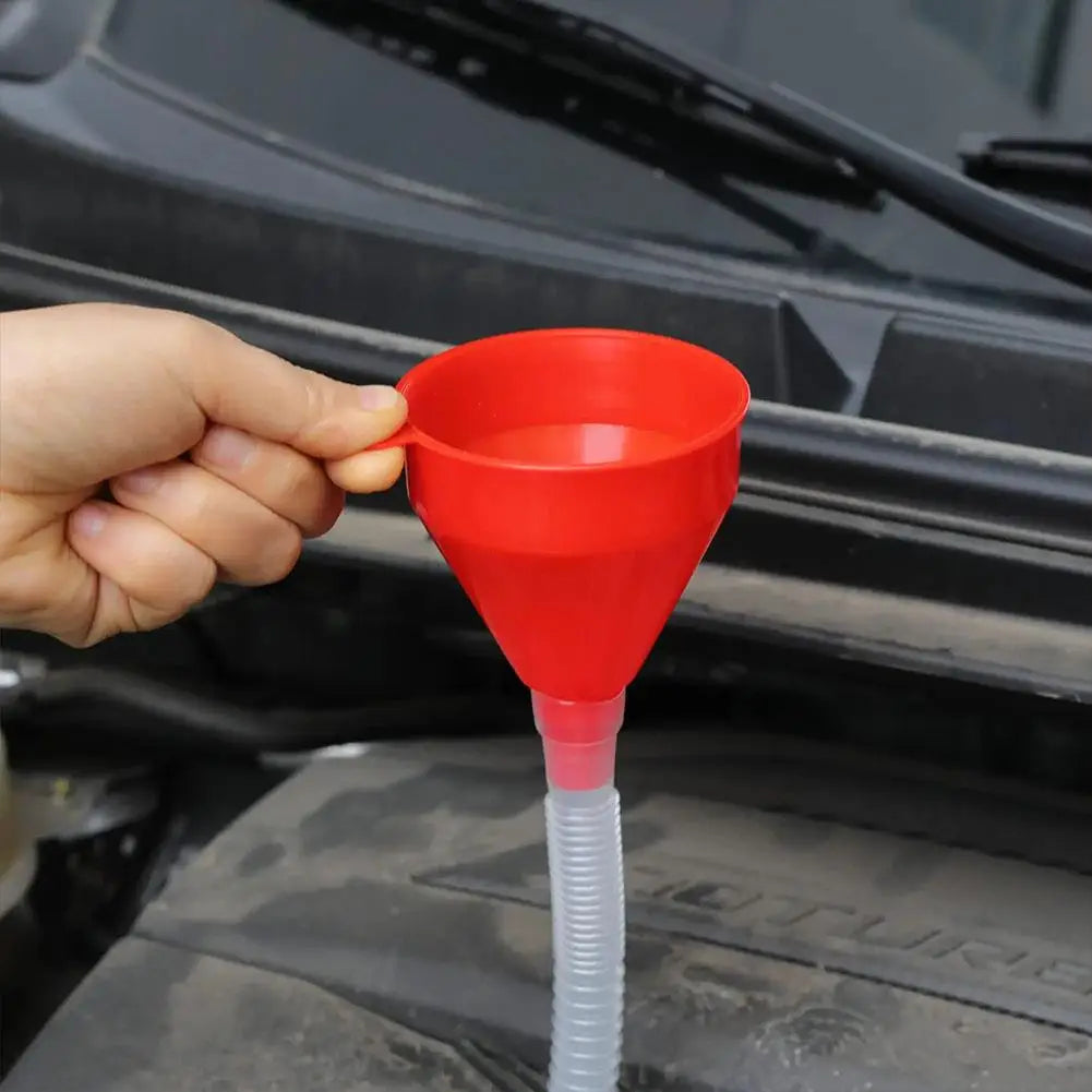 Universal Car Refueling Funnel Telescopic Filling Funnels Car Motorcycle Engine Gasoline Oil Funnels With Detachable Hose HIP