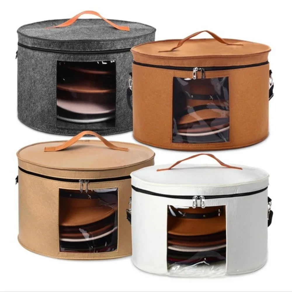 Collapsible Felt Hat Storage Box – Wide Brim Hat Organizer Hat Storage Box HIP