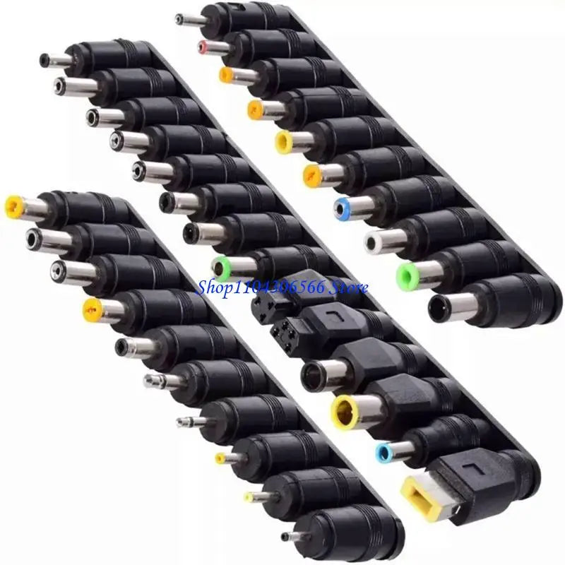 34-Piece USB to Barrel Jack Universal Power Adapter Kit Power Adapter Kit HIP