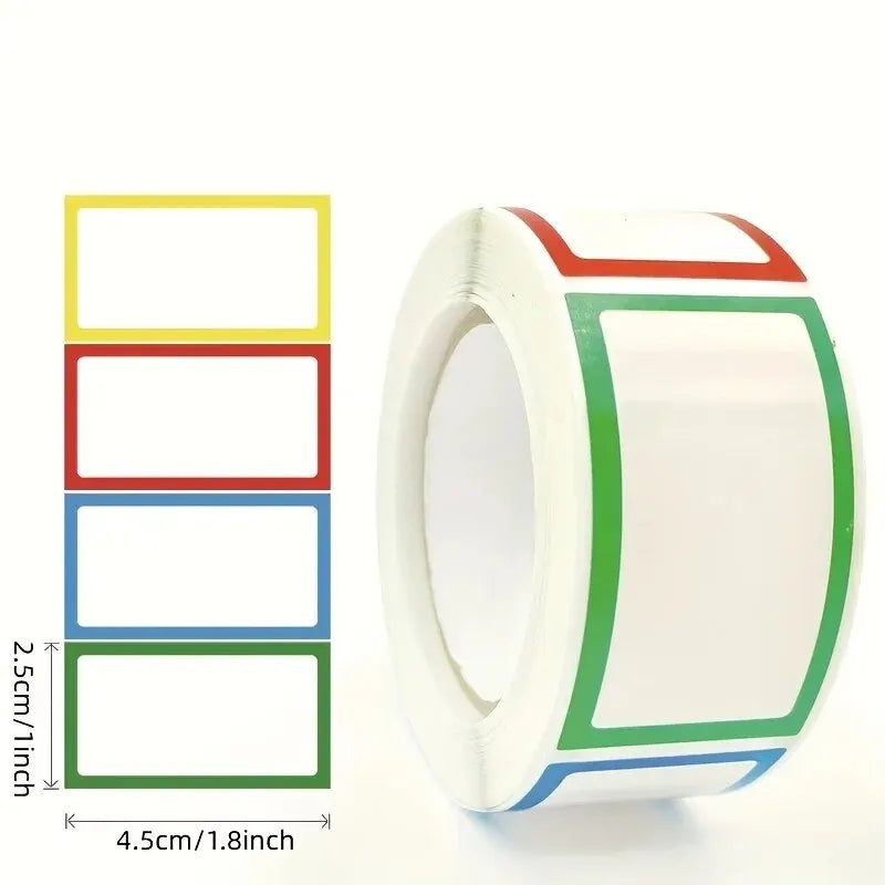 250-Pack Removable Blank Sticker Labels – Home & Office Blank Sticker Labels HIP 1 roll