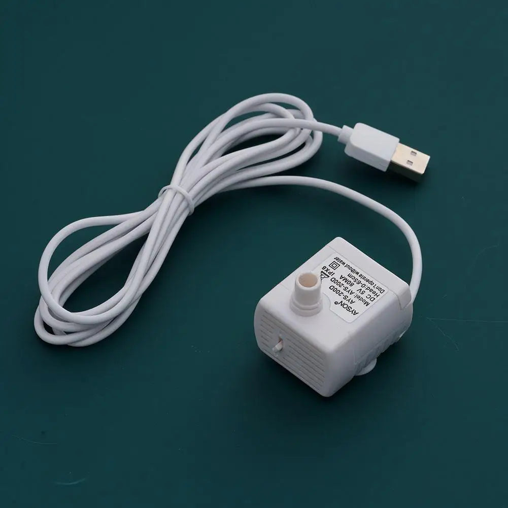Water Pump LED Light Pet Cat Water Fountain Motor Replacement for Cat Pet Water Fountain Pump Dispenser Pet Accessories HIP