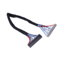 25cm 8-Bit LVDS Cable 30-Pin 2CH for 17–26" LCD/LED Panels LVDS Display Cable HIP One Size