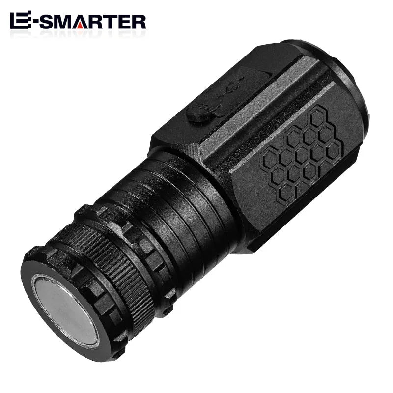 ESMARTER 3-LED Tactical Flashlight 1500LM Rechargeable Magnetic Tactical Flashlight HIP