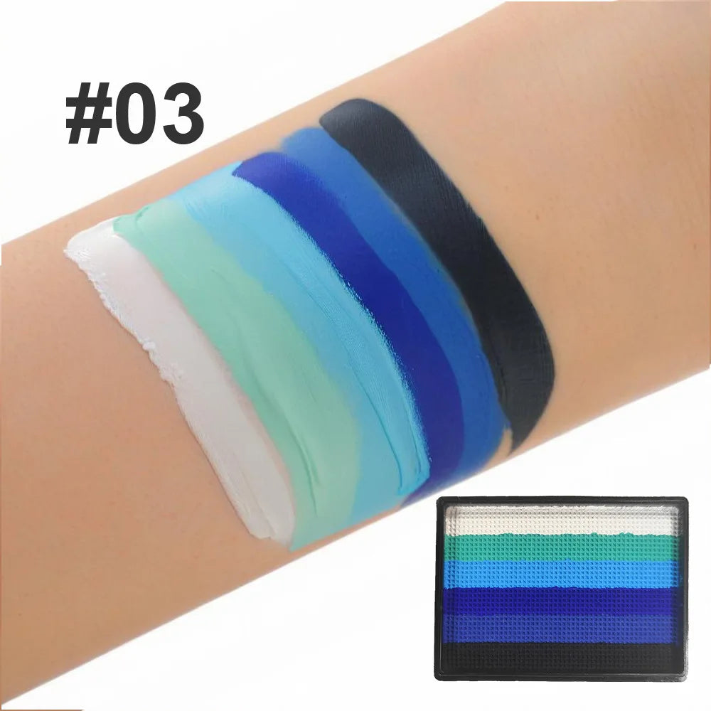 Rainbow Face & Body Paint Palette – Washable Non-Toxic 25g Face & Body Paint HIP 03 25g