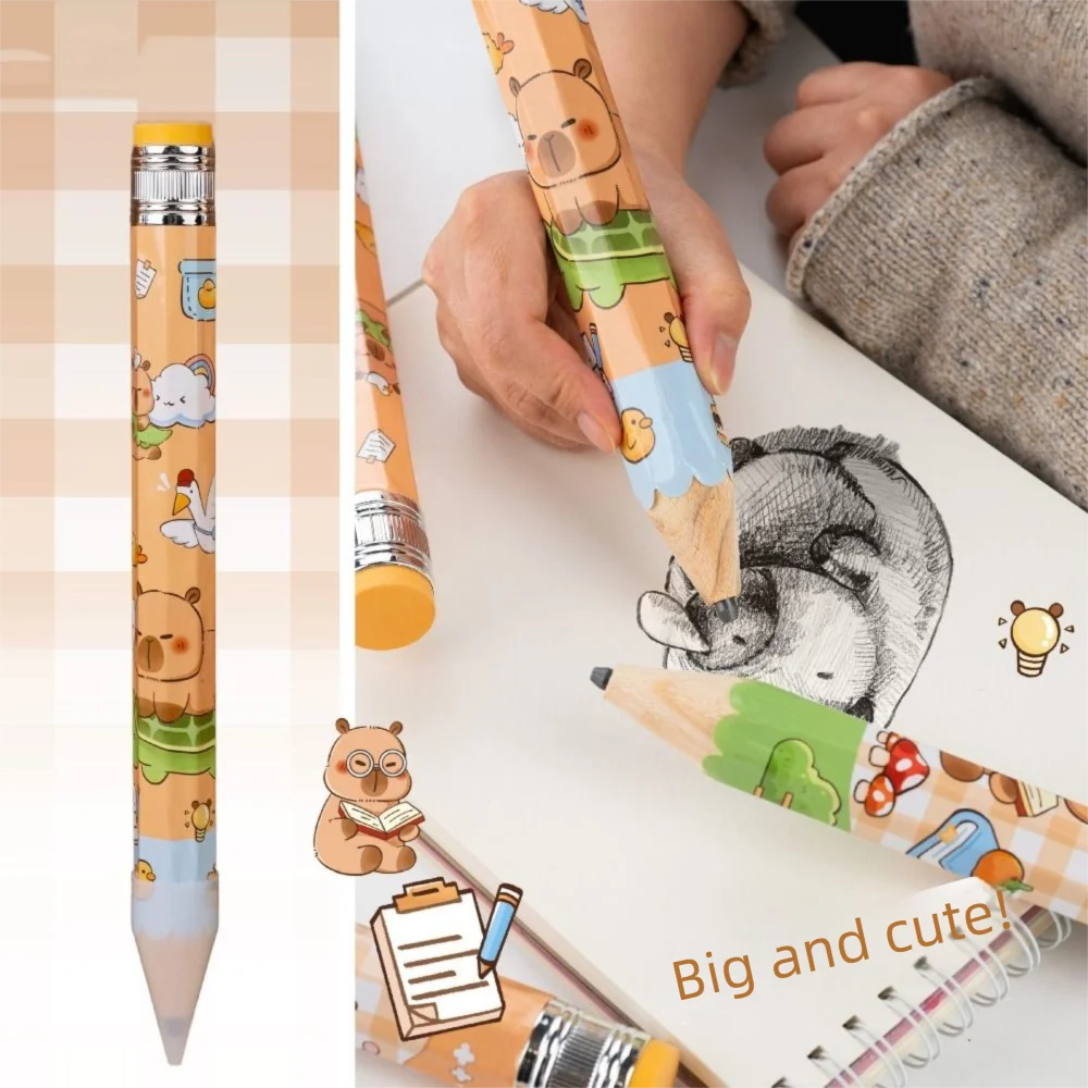 Giant 33.5cm Capybara Puppy Wooden Pencil – Novelty Gift Novelty Giant Pencil HIP