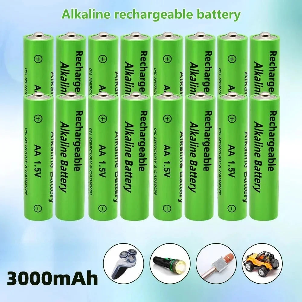 NDNNAS AA 3000mAh 1.5V Rechargeable Batteries | 1000 Cycles Rechargeable AA Batteries HIP
