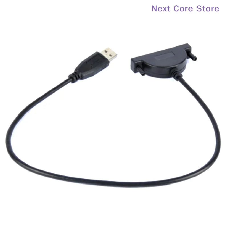 USB 2.0 to SATA Cable – CD/DVD-ROM Optical Drive Adapter SATA Adapter Cable HIP