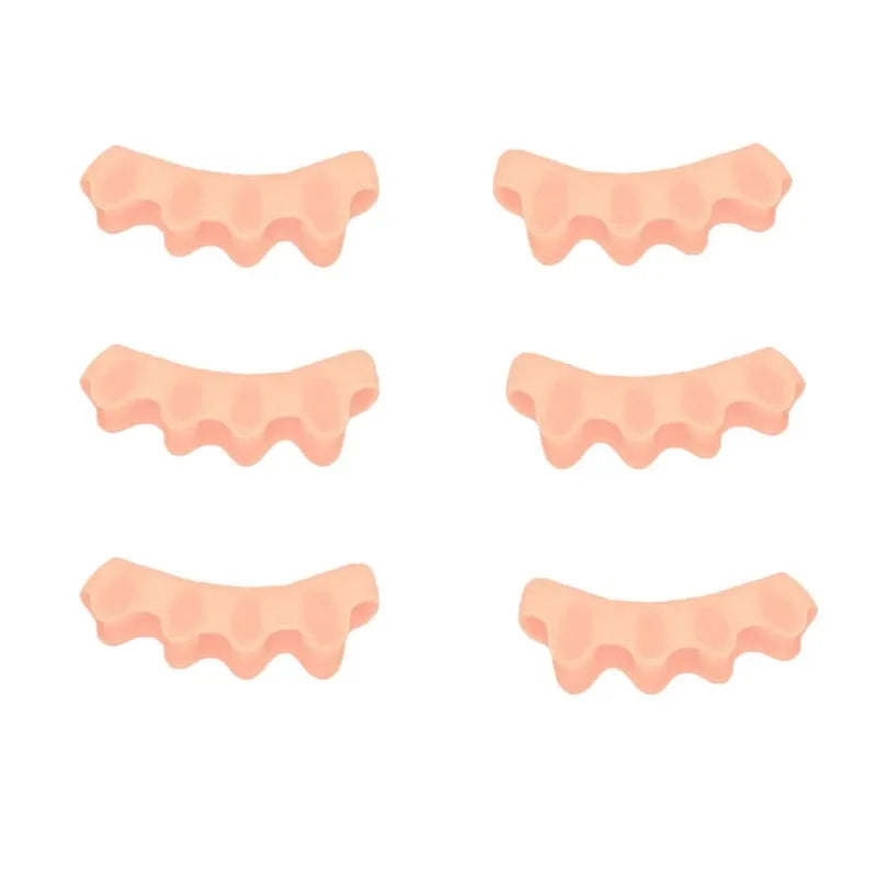 Soft Silicone Toe Separators – 1, 2 or 3 Pairs | RUZOFO Silicone Toe Separators HIP C722-Nude 6pcs