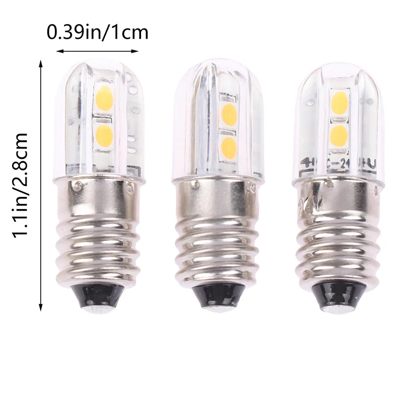E10 LED Bulb 6V 12V 24V – Torch & Bicycle Replacement Lamp LED Replacement Bulb HIP