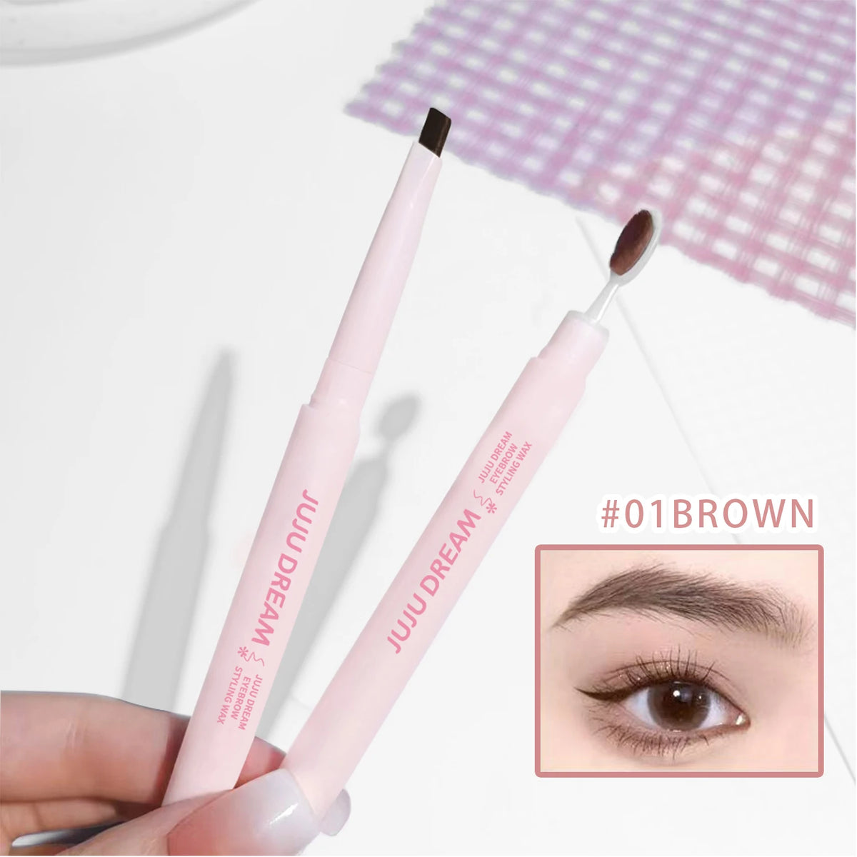 Clear Eyebrow Styling Wax – Waterproof & Long-Lasting | JUJU Dream Eyebrow Styling Wax HIP