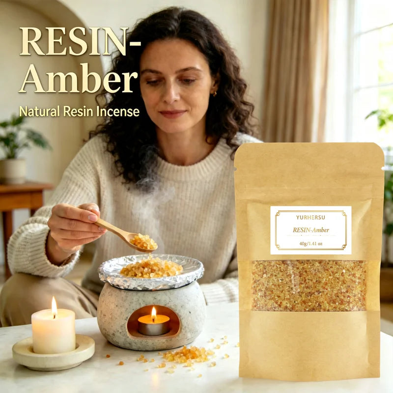 Amber Resin Incense – Natural Scented Resin for Home Fragrance Resin Incense HIP