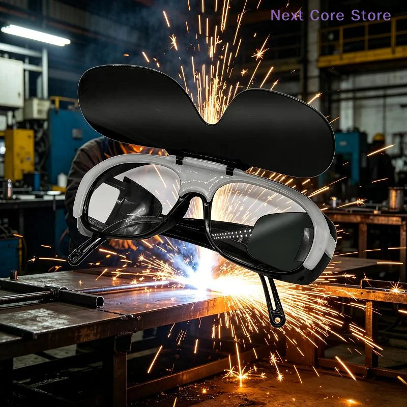 Welding Safety Glasses – Flip Lens Argon Arc Eye Protection Welding Safety Glasses HIP