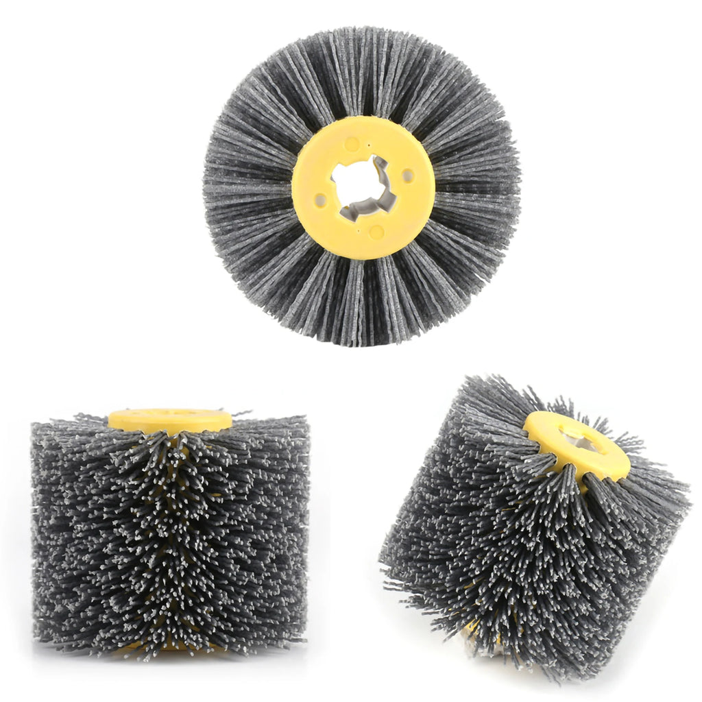 Wire Drawing Wheel Brush Burnishing Polishing Wheel Grit #120 Abrasive Polishing Wheel HIP