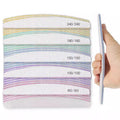 Professional Half-Moon Nail Files Buffer Set – 5/10/15 Pack Nail File Set HIP C788 5pcs