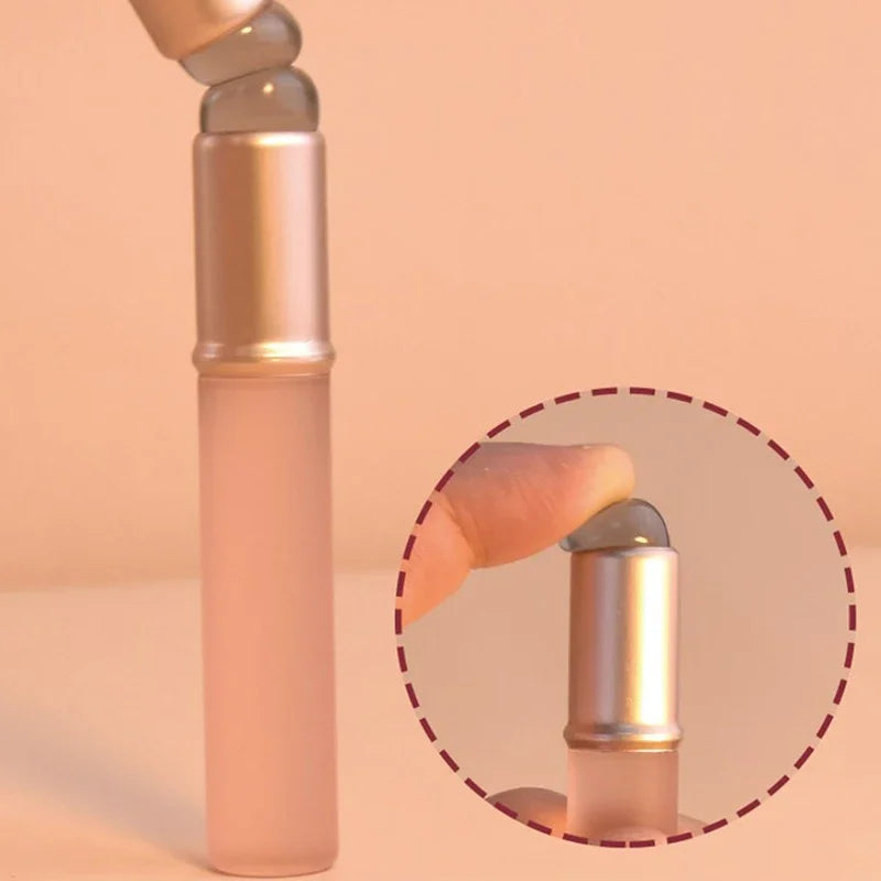 RUZOFO Silicone Lip Brush – Pro Round Head Lipstick Applicator Lip Applicator Brush HIP