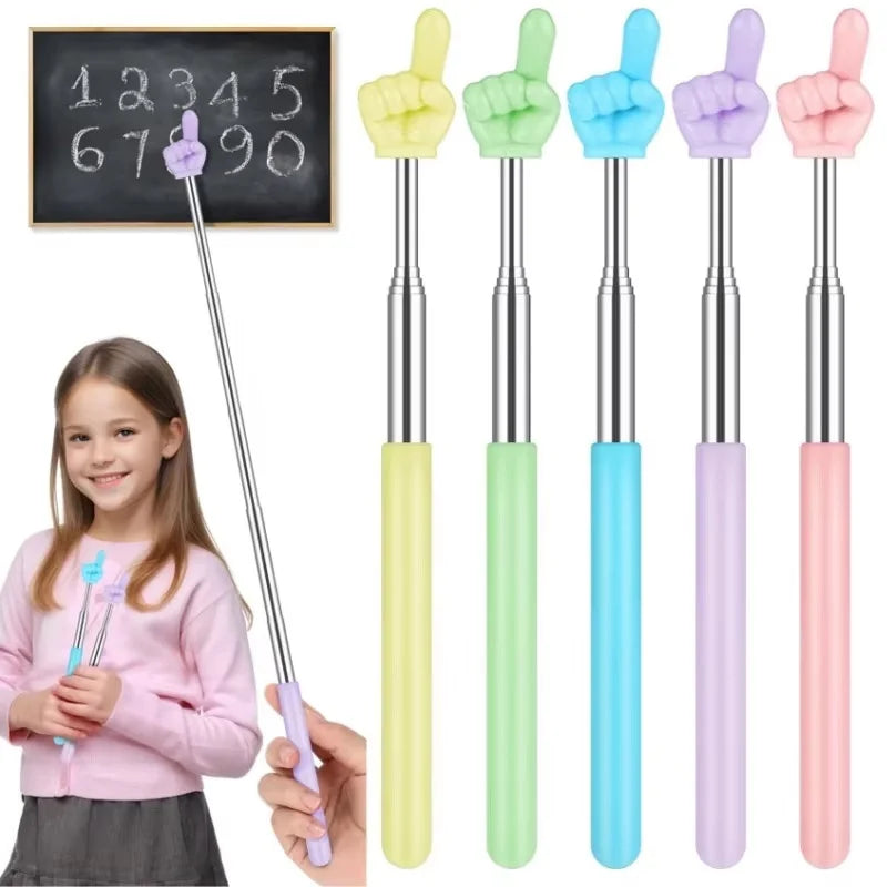 Telescopic Finger Teaching Pointer Stick – School & Office Teaching Pointer Stick HIP