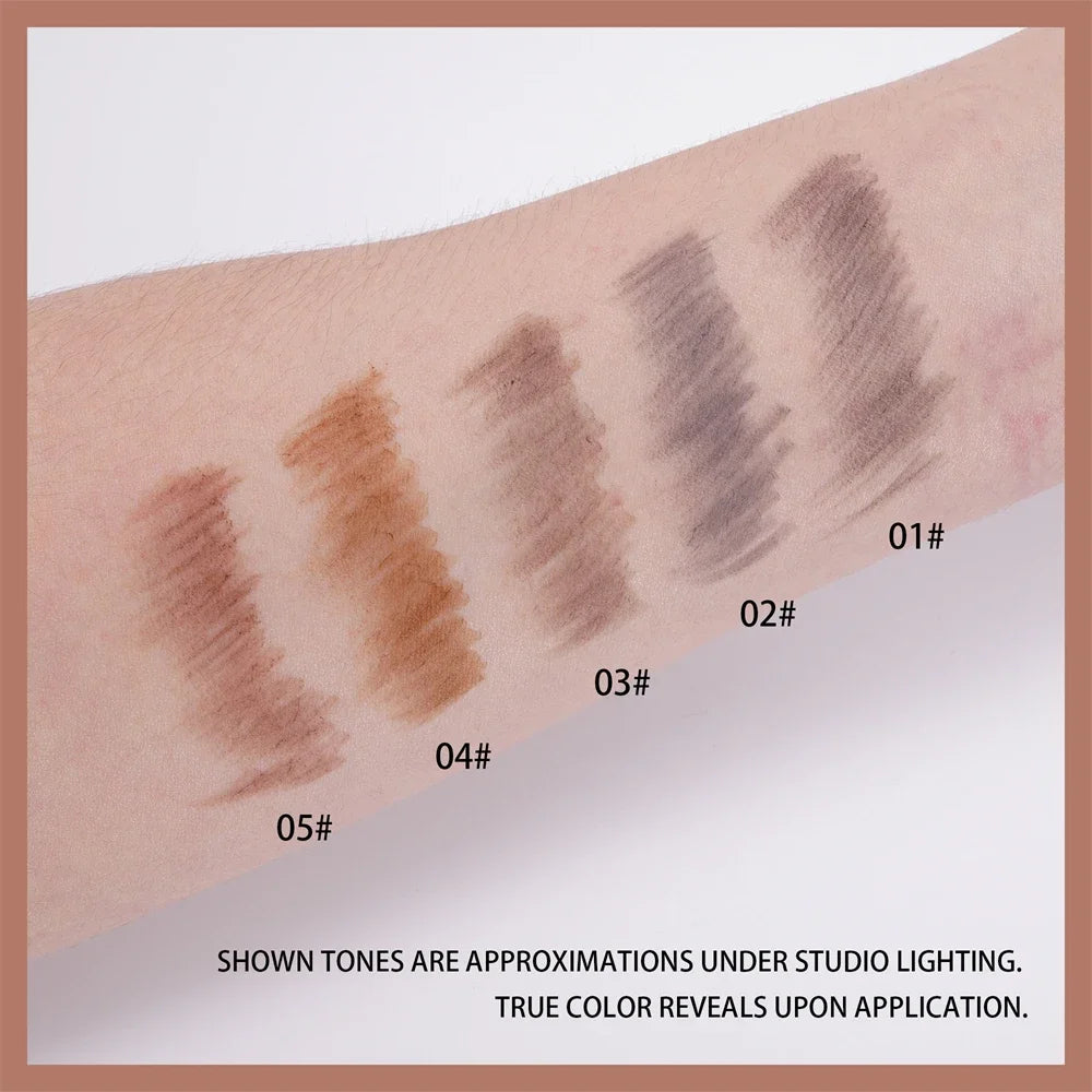 2 In 1 Deluxe Golden Strip Eyebrow Pencil Long-Lasting Waterproof for Precise Application Line Color Delicate Makeup HIP
